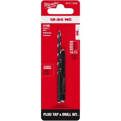 MILWAUKEE - 49-57-5530 - Straight Flute Plug Tap & Drill Bit pa1