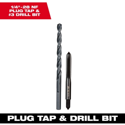 MILWAUKEE - 49-57-5538 - Straight Flute Plug Tap & Drill Bit pa1