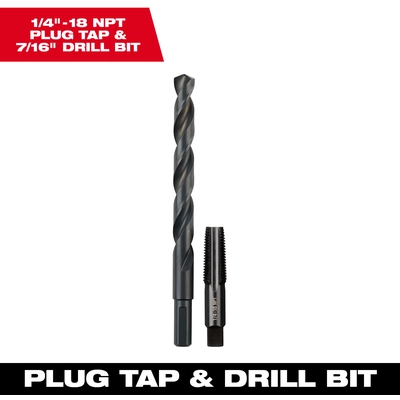 MILWAUKEE - 49-57-5591 - Straight Flute Plug Tap & Drill Bit pa1