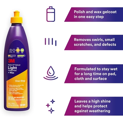 3M - 36109 - Gelcoat Light Cutting Polish pa1