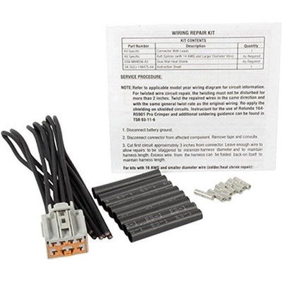 Power Seat Connector by MOTORCRAFT - WPT1043 pa8