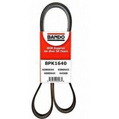 Courroie servodirection et pompe à eau by BANDO USA - 8PK1640 pa3