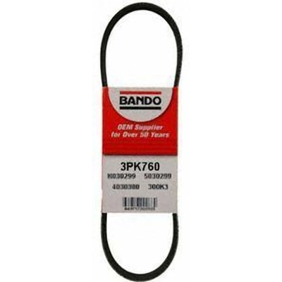 BANDO USA - 3PK760 - Power Steering Belt pa2