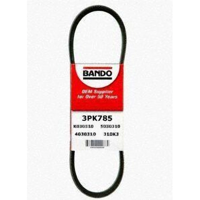 Power Steering Belt by BANDO USA - 3PK785 pa1