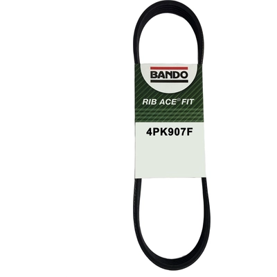 Power Steering Belt by BANDO USA - 4PK907F pa2