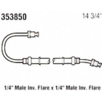 Power Steering Cylinder Line by GATES - 353850 pa5