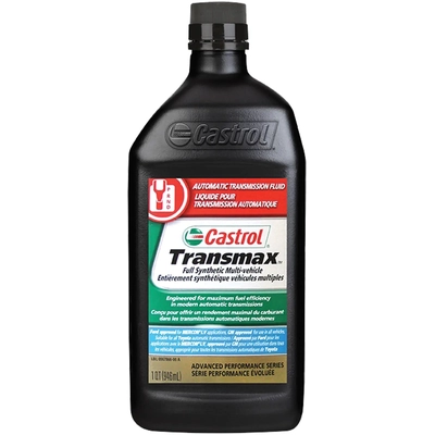 CASTROL Synthetic Power Steering Fluid Transmax Full Synthetic Multi-Vehicle ATF , 946ML (Pack of 6) - 0067866 pa1