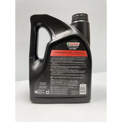 CASTROL Power Steering Hydraulic System Fluid Transmax Dex/Merc , 3.78L (Pack of 3) - 006686BC pa7