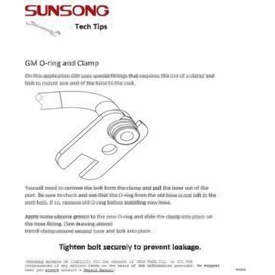 Power Steering Pressure Hose by SUNSONG NORTH AMERICA - 3401305 pa4