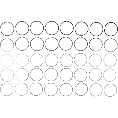 Premium Piston Rings by MAHLE ORIGINAL - 41709CP pa1