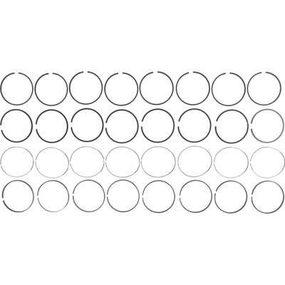 Premium Piston Rings by MAHLE ORIGINAL - 41940 pa1