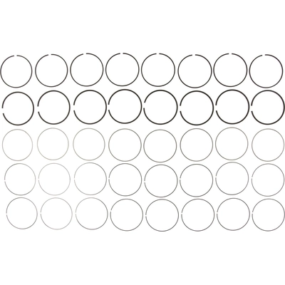 Premium Piston Rings by MAHLE ORIGINAL - 42108CP pa2
