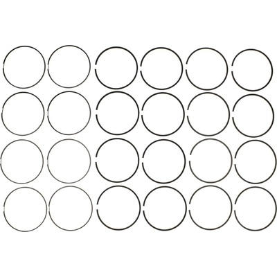 Premium Piston Rings by MAHLE ORIGINAL - 42168 pa1