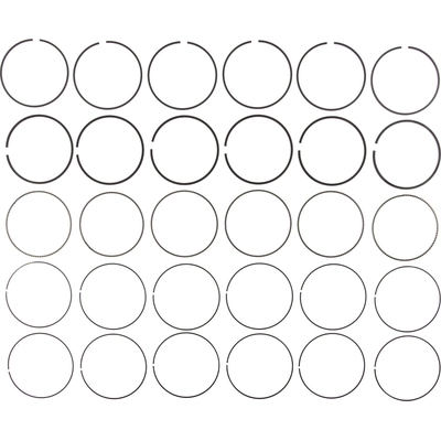 Premium Piston Rings by MAHLE ORIGINAL - 42283CP pa1