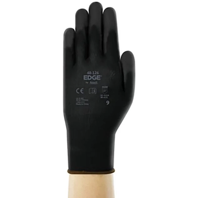 ANSELL - 48126090 - Edge Black Polyester General Purpose Work Gloves pa2