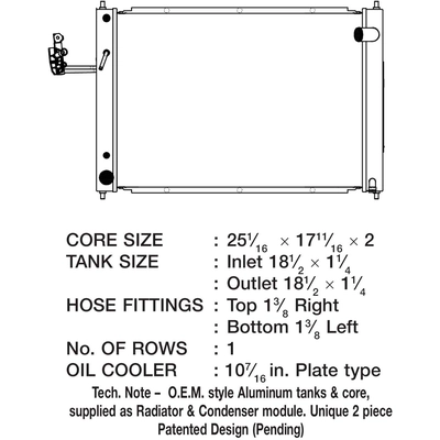 Ensemble radiateur et condenseur A/C by CSF - 3721 pa3