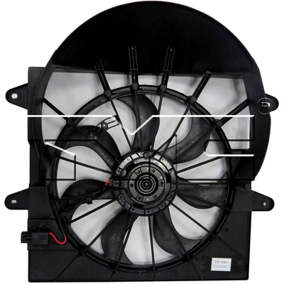 Radiator And Condenser Fan Assembly by TYC - 623360 pa2