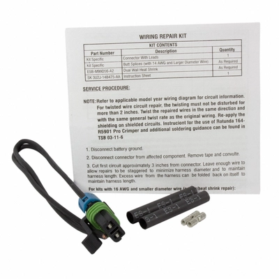 Radiator And Condenser Fan Connector by MOTORCRAFT - WPT381 pa2