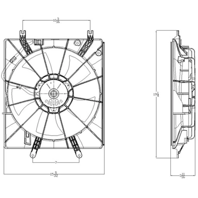 Radiator Cooling Fan Assembly - AC3115113 pa2