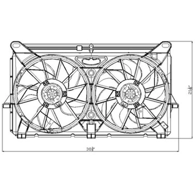 Radiator Cooling Fan Assembly - GM3115212 pa1