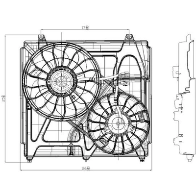 Radiator Cooling Fan Assembly - KI3115108 pa1