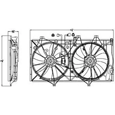 Radiator Cooling Fan Assembly - LX3115129 pa1