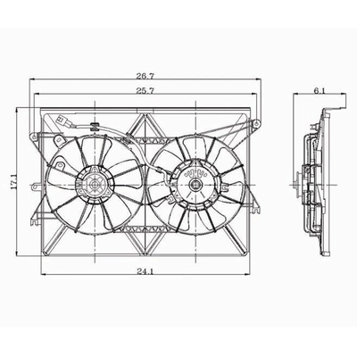 Radiator Cooling Fan Assembly - SC3115101 pa1