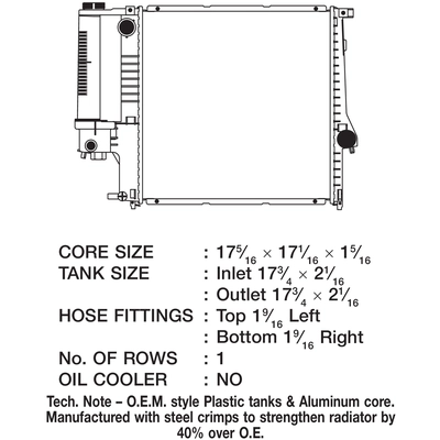 CSF - 2524 - Radiateur pa5