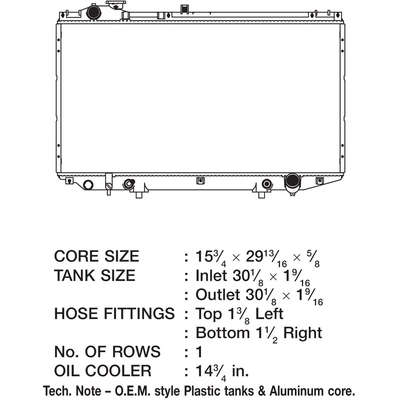 Radiator by CSF - 2606 pa4