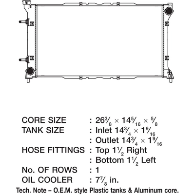 Radiateur by CSF - 2619 pa2