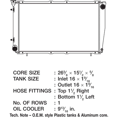 Radiator by CSF - 2620 pa2