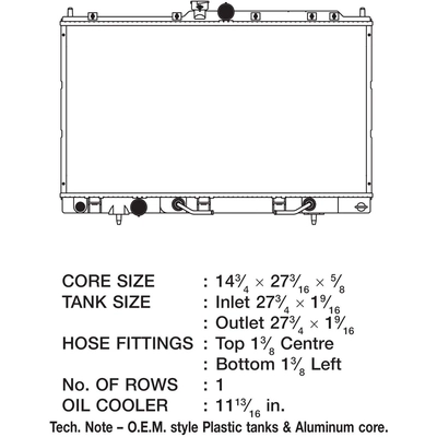 Radiator by CSF - 2942 pa3