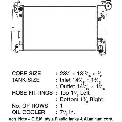 Radiator by CSF - 2948 pa5