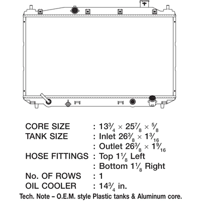 Radiator by CSF - 2978 pa4