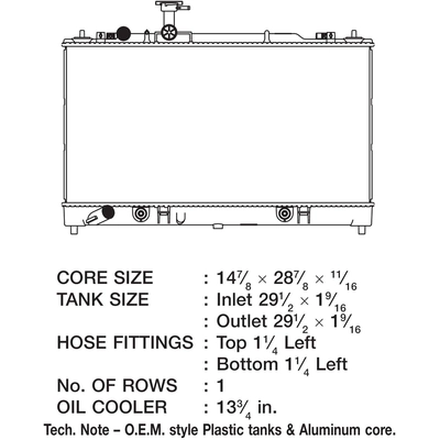 Radiator by CSF - 2991 pa2