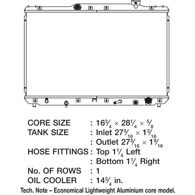 Radiator by CSF - 3087 pa2