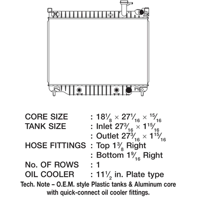 Radiator by CSF - 3108 pa1