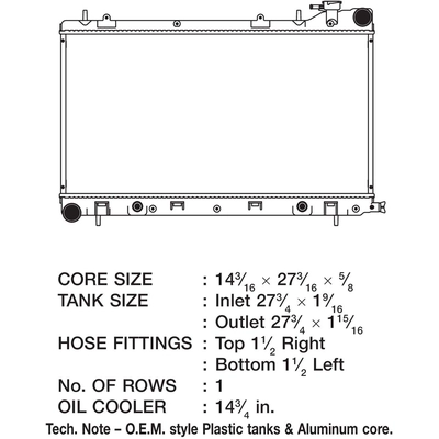 Radiator by CSF - 3139 pa2