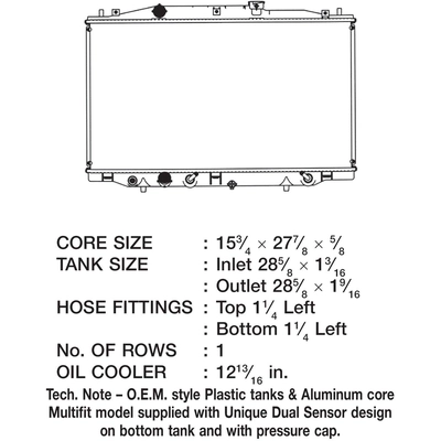 Radiator by CSF - 3185 pa2