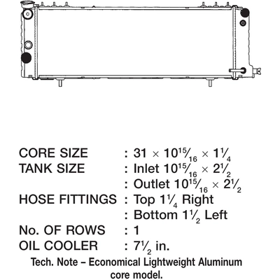 Radiator by CSF - 3252 pa2