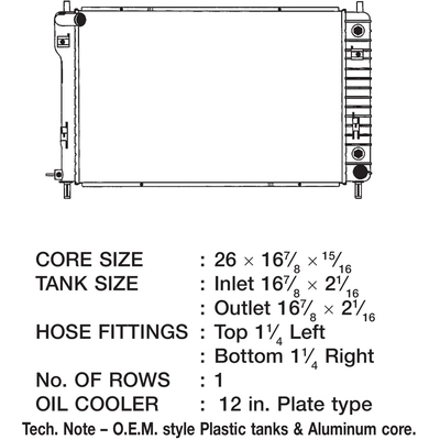 Radiator by CSF - 3260 pa1