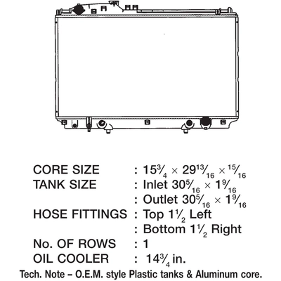 Radiator by CSF - 3300 pa5