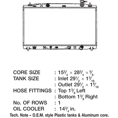 Radiator by CSF - 3312 pa3