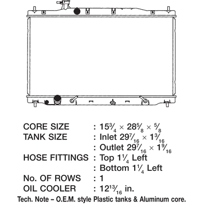 Radiator by CSF - 3337 pa6