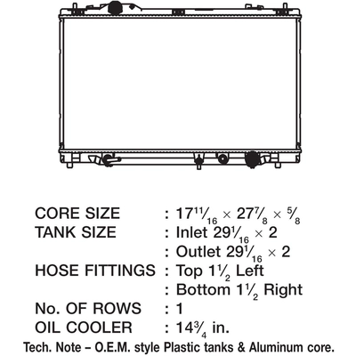 Radiator by CSF - 3386 pa2