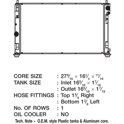 Radiateur by CSF - 3415 pa5