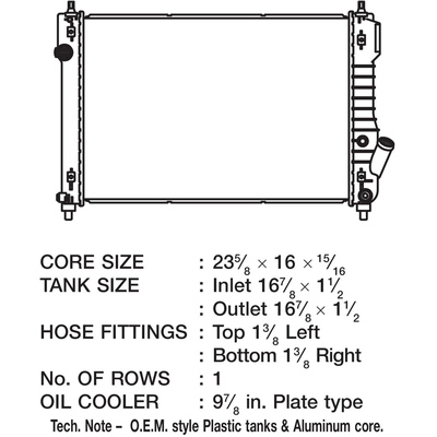 Radiateur by CSF - 3479 pa1