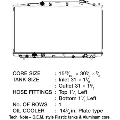 Radiator by CSF - 3517 pa2