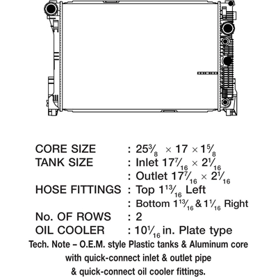 Radiator by CSF - 3548 pa2