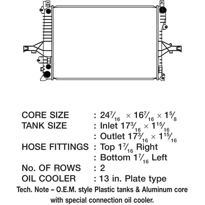 Radiator by CSF - 3566 pa1